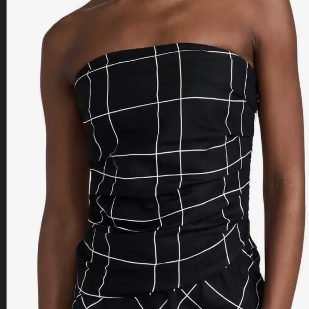 NWT Faithfull the Brand Setubal top in Letizia Check